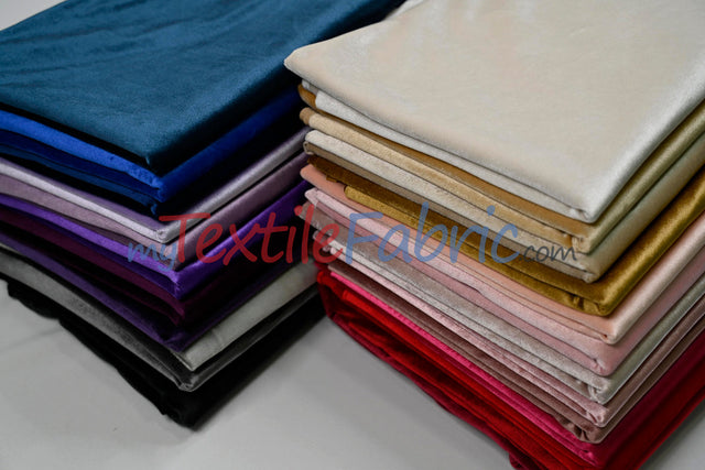 BT Royal Plush Velvet Fabric - Soft Plush Non Stretch Velvet, Multiple Colors, 58/60" Width (1 Yard)