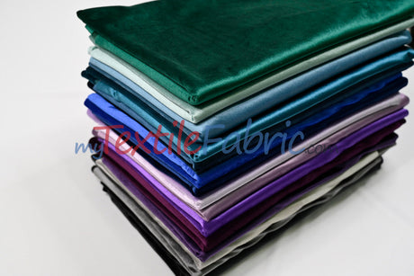 BT Royal Plush Velvet Fabric - Soft Plush Non Stretch Velvet, Multiple Colors, 58/60" Width (1 Yard)