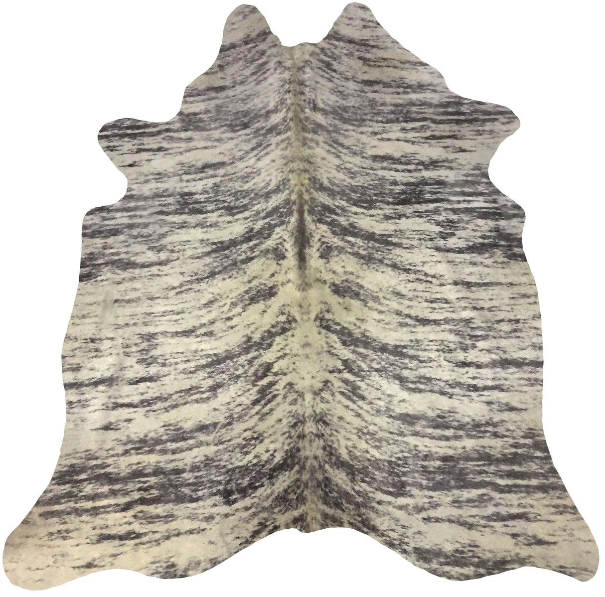 Real Brazilian Zebra Natural Pattern Cow Hide Cowhide Fabric - Light Exotic Printed, 5' X 8' (1 Piece)