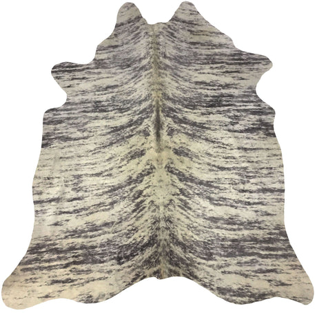 Real Brazilian Zebra Natural Pattern Cow Hide Cowhide Fabric - Light Exotic Printed, 5' X 8' (1 Piece)