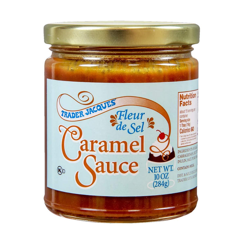Trader Joe's Salty Caramel Delight Fleur de Sel Caramel Sauce 10 Oz