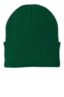 Beanies Acrylic Fabric - Forest Green, 3-Inch Folding Cuff (1 Piece)