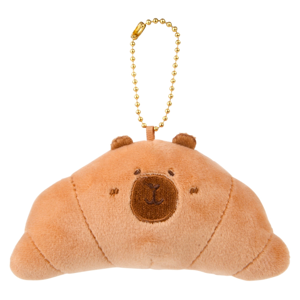 Mini Capybara Croissant Plush 4.75"