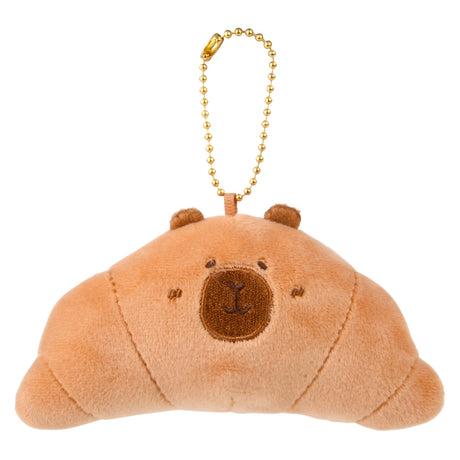 Mini Capybara Croissant Plush 4.75"