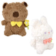 Plush Claw-It Small Bow Animal 9"
