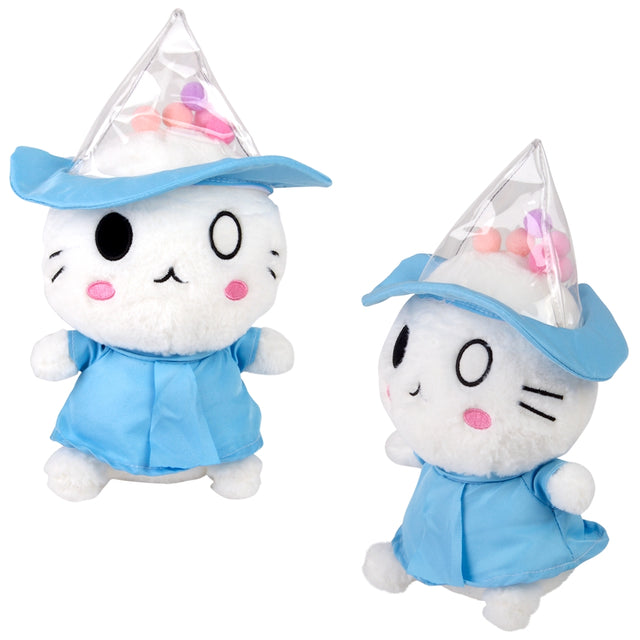 Plush Cat Witch 11"
