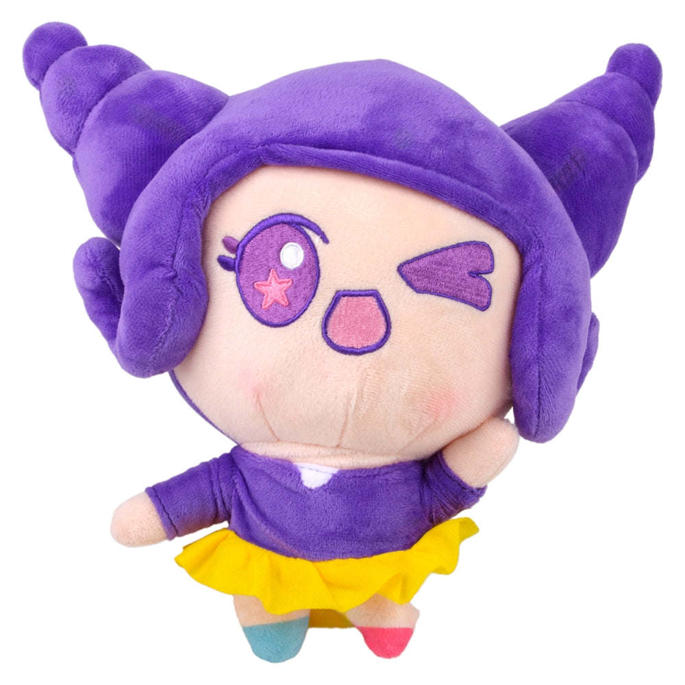 Plush Doll Purple 8"