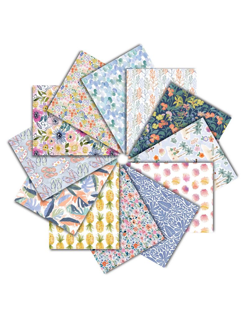 Cotton Fat Quarter Bundle Aloha 12 Colors