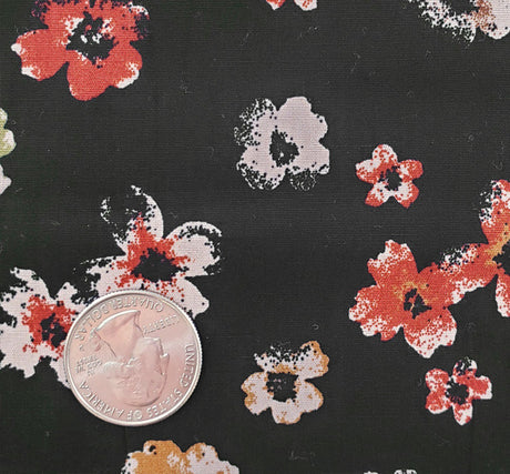 Cotton Poplin 1D1180 100 Percent Cotton Fabric - Black, 58/60" Width (1 Yard)