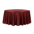 120″ Cranberry Crinkle Crushed Taffeta Round Tablecloth