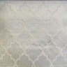 Crawford Fabric - Cotton Polyester Embossed Medallion Jacquard Fabric, Natural/Washed, 58" Width (1 Yard)