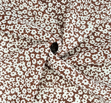 Crepe Chiffon Polyester Fabric - Rust, 57/58" Width