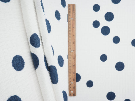Polka Dot / Dot Crinkle Knit Fabric 58/59" Wide – 160 GSM