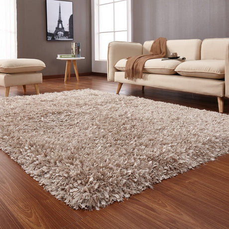 Hand-Tufted Luxe Shag Plush Rug Shag Rugs - Multicolored Plush Shag, 3" Pile (2' X 3')