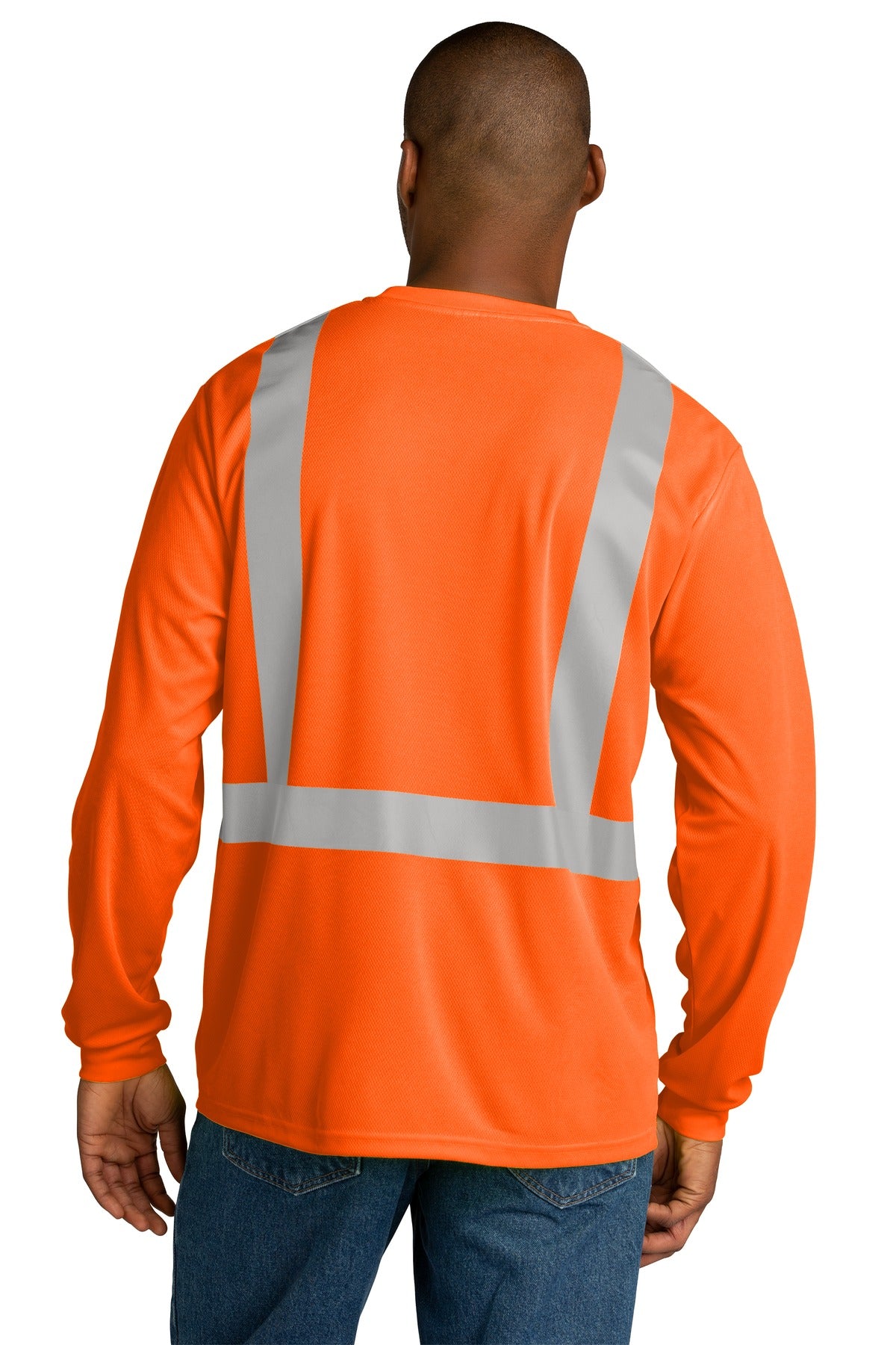 CornerStone ® ANSI 107 Class 2 Mesh Long Sleeve Tee. CS201