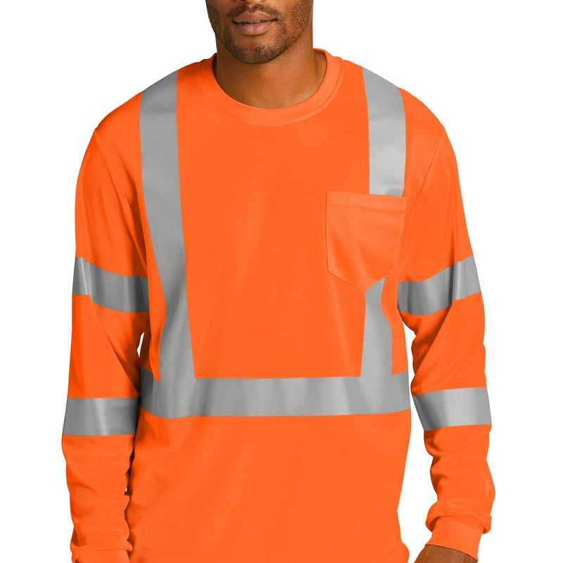 CornerStone ® ANSI 107 Class 3 Mesh Long Sleeve Tee
