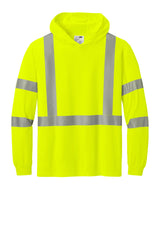 CornerStone® ANSI 107 Class 3 Long Sleeve Segmented Tape Hooded Tee