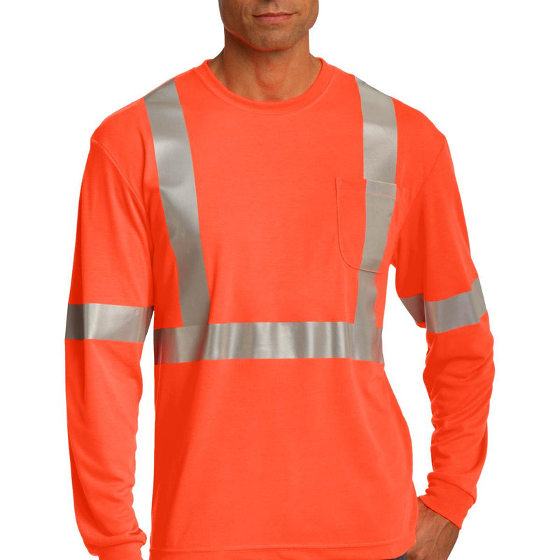 CornerStone® ANSI 107 Class 2 Long Sleeve Safety T-Shirt