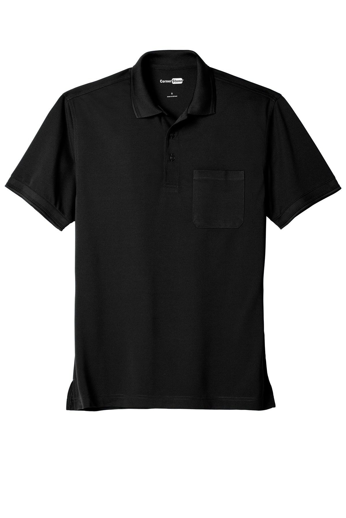 CornerStone ® Industrial Snag-Proof Pique Pocket Polo.