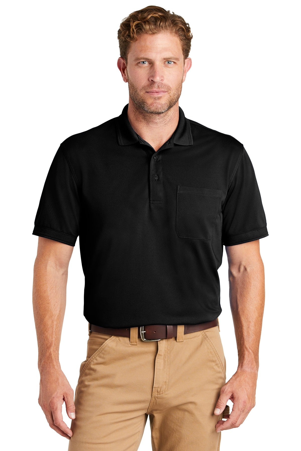 CornerStone ® Industrial Snag-Proof Pique Pocket Polo.