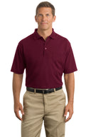 Polo industrial con bolsillo CornerStone® Piqué