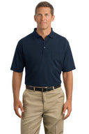 Polo industrial con bolsillo CornerStone® Piqué