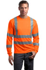 CornerStone® - ANSI 107 Class 3 Long Sleeve Snag-Resistant Reflective T-Shirt.