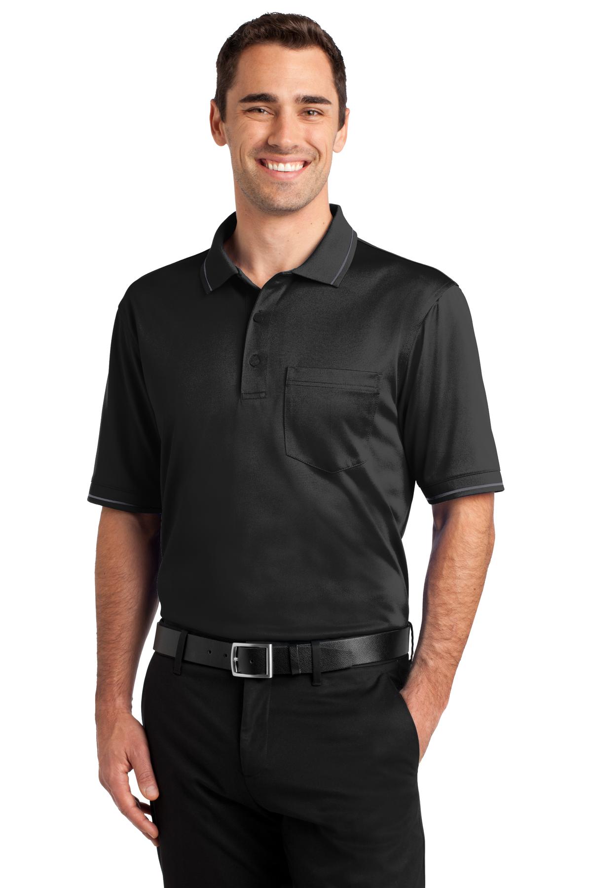 CornerStone® Select Snag-Proof Tipped Pocket Polo.