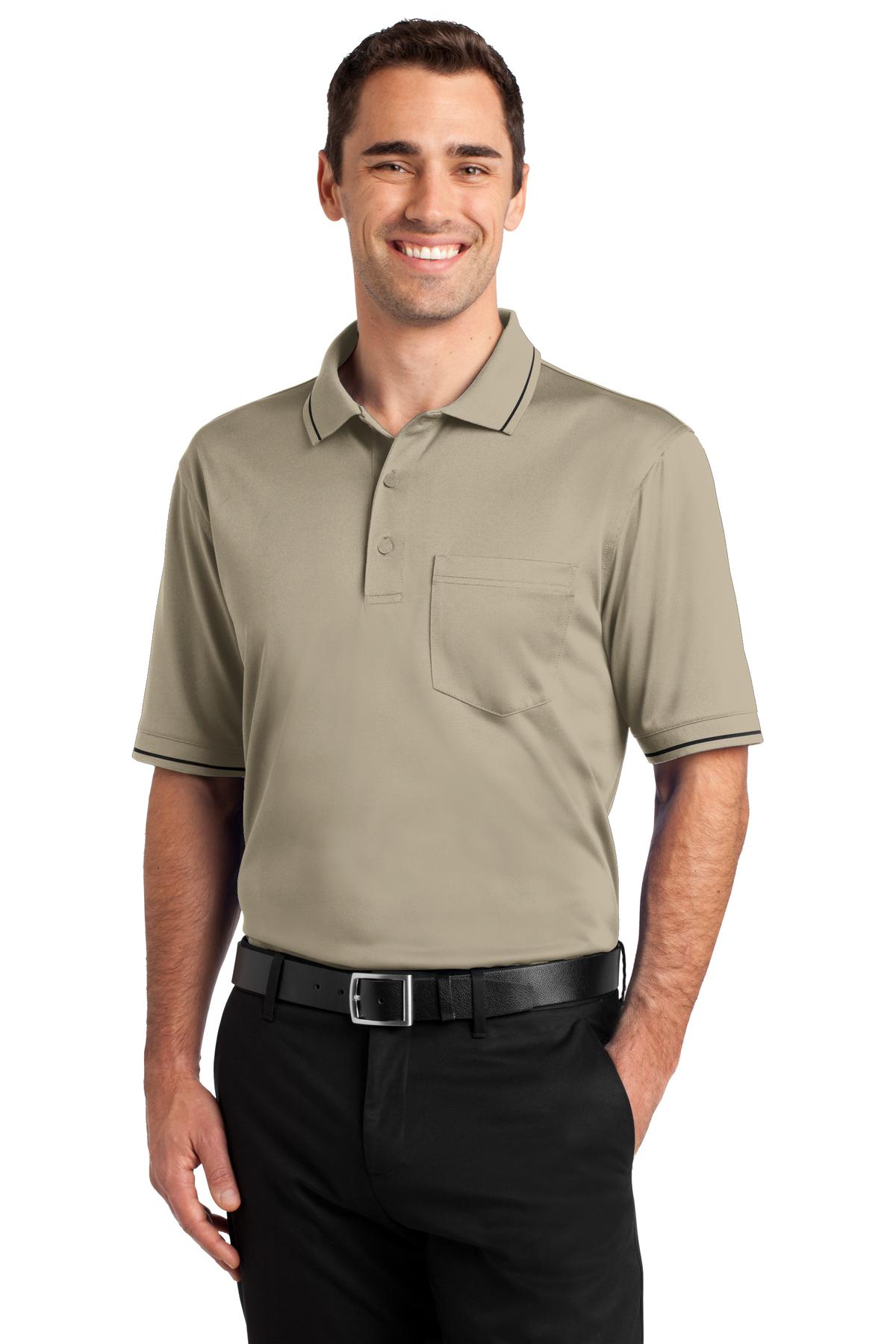 CornerStone® Select Snag-Proof Tipped Pocket Polo.