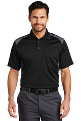 CornerStone® Select Snag-Proof Two Way Colorblock Pocket Polo.