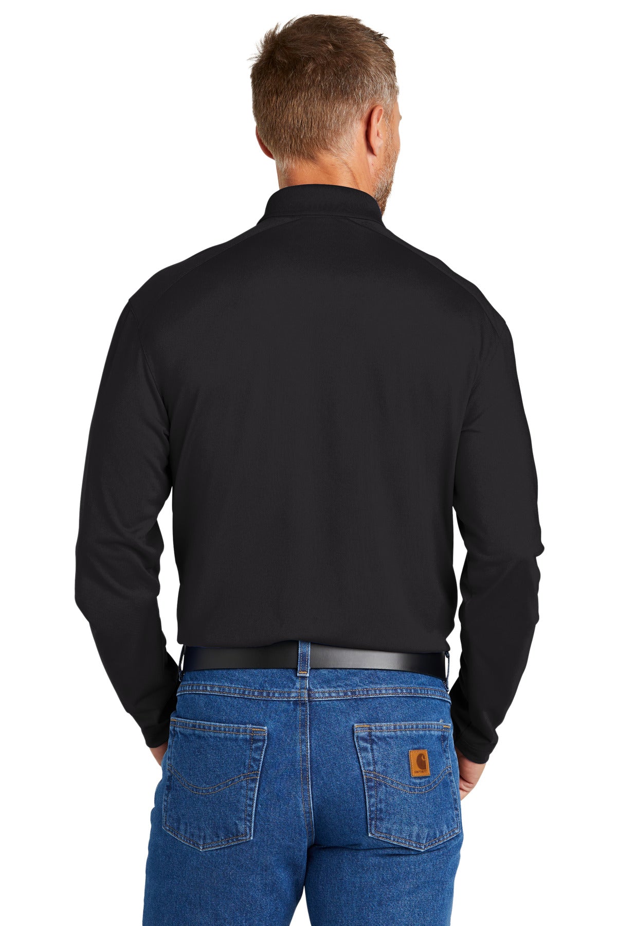 CornerStone® Select Lightweight Snag-Proof Long Sleeve Polo .