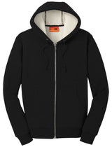 CornerStone® Heavyweight Sherpa-Lined Hooded Fleece Jacket.