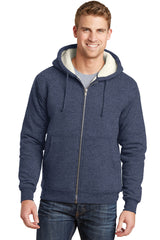 CornerStone® Heavyweight Sherpa-Lined Hooded Fleece Jacket.