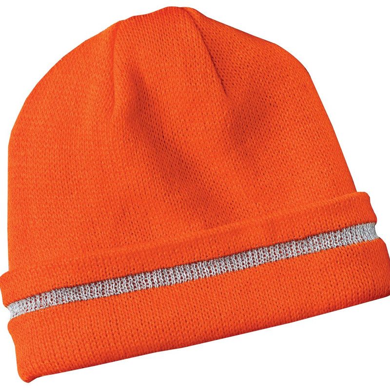 CornerStone® - Enhanced Visibility Beanie with Reflective Stripe