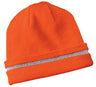 CornerStone® - Enhanced Visibility Beanie with Reflective Stripe.