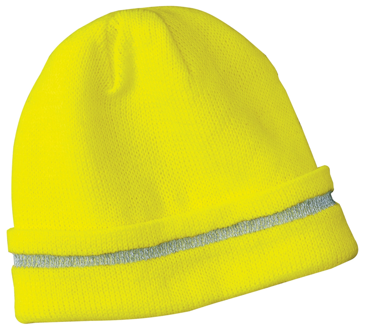 CornerStone® - Enhanced Visibility Beanie with Reflective Stripe.