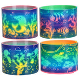 Aquatic Animal Print Coil Spring (12 PC Display)