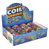Aquatic Animal Print Coil Spring (12 PC Display)