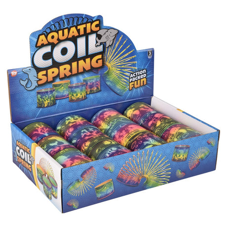 Aquatic Animal Print Coil Spring (12 PC Display)