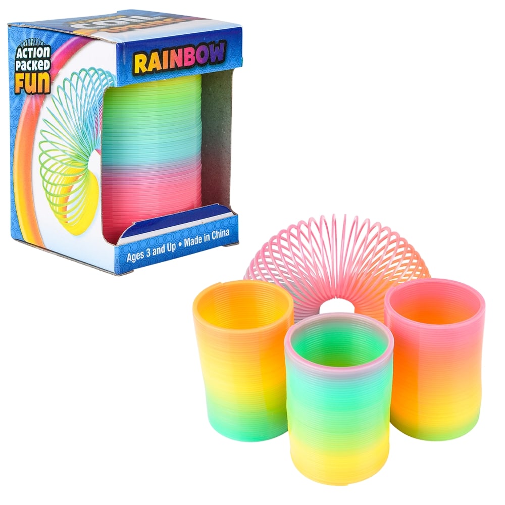Coil Spring Rainbow Print (1 DZ)