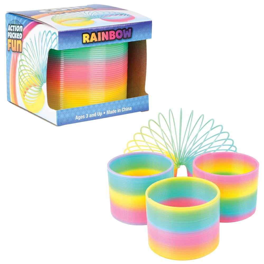 Coil Spring Rainbow Print (1 DZ)