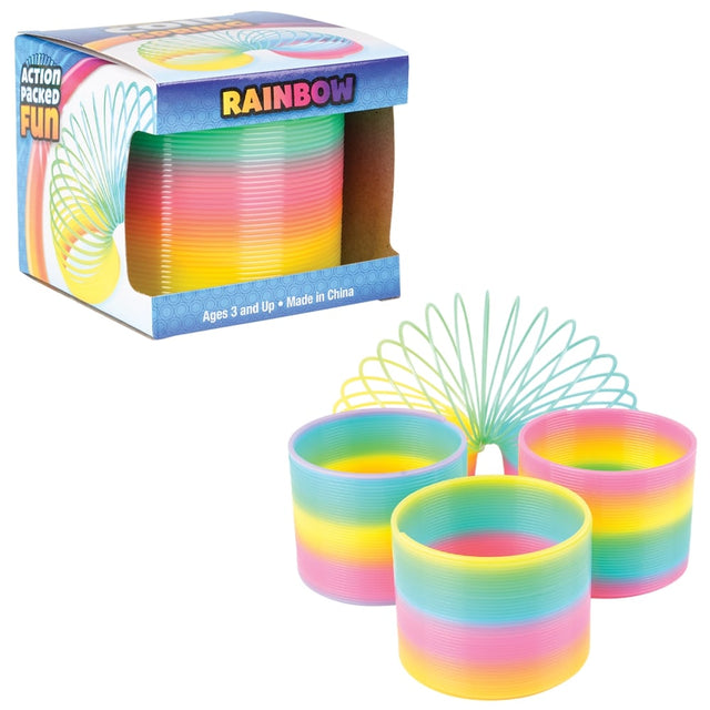 Coil Spring Rainbow Print (1 DZ)
