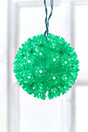 5.5" Twinkling Green Crystal Sphere