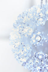 5.5" Twinkling Pure White Crystal Sphere