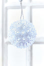 5.5" Twinkling Pure White Crystal Sphere