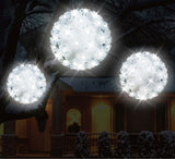 5.5" Twinkling Pure White Crystal Sphere