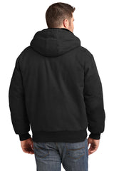 CornerStone® Washed Duck Cloth Insulated Hooded Work Jacket.