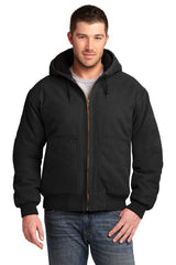 CornerStone® Washed Duck Cloth Insulated Hooded Work Jacket.