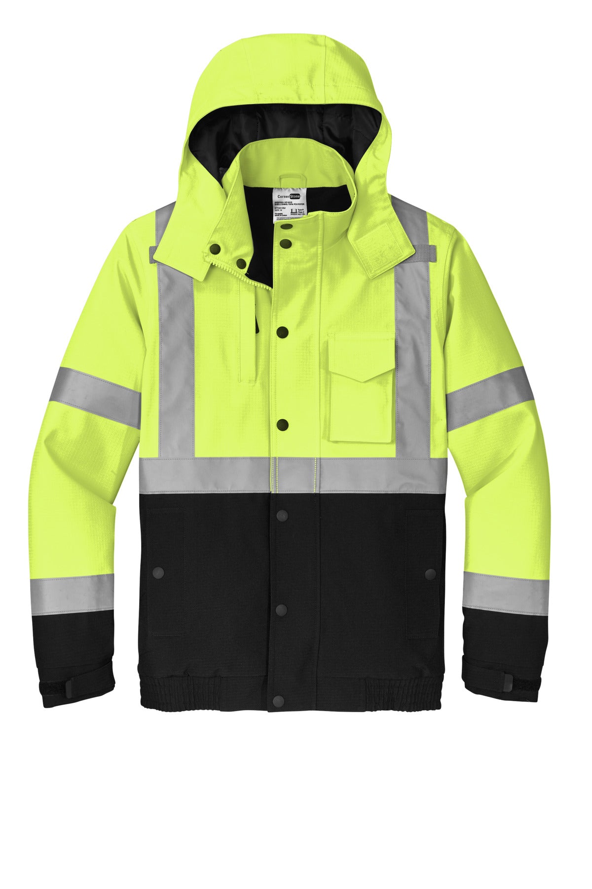 CornerStone® ANSI 107 Class 3 Waterproof Insulated Ripstop Bomber Jacket