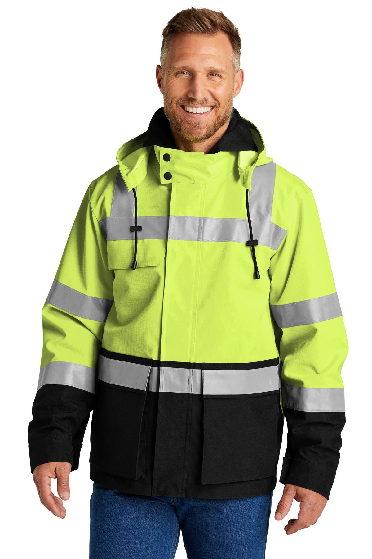 CornerStone® ANSI 107 Class 3 Waterproof Ripstop 3-In-1 Parka